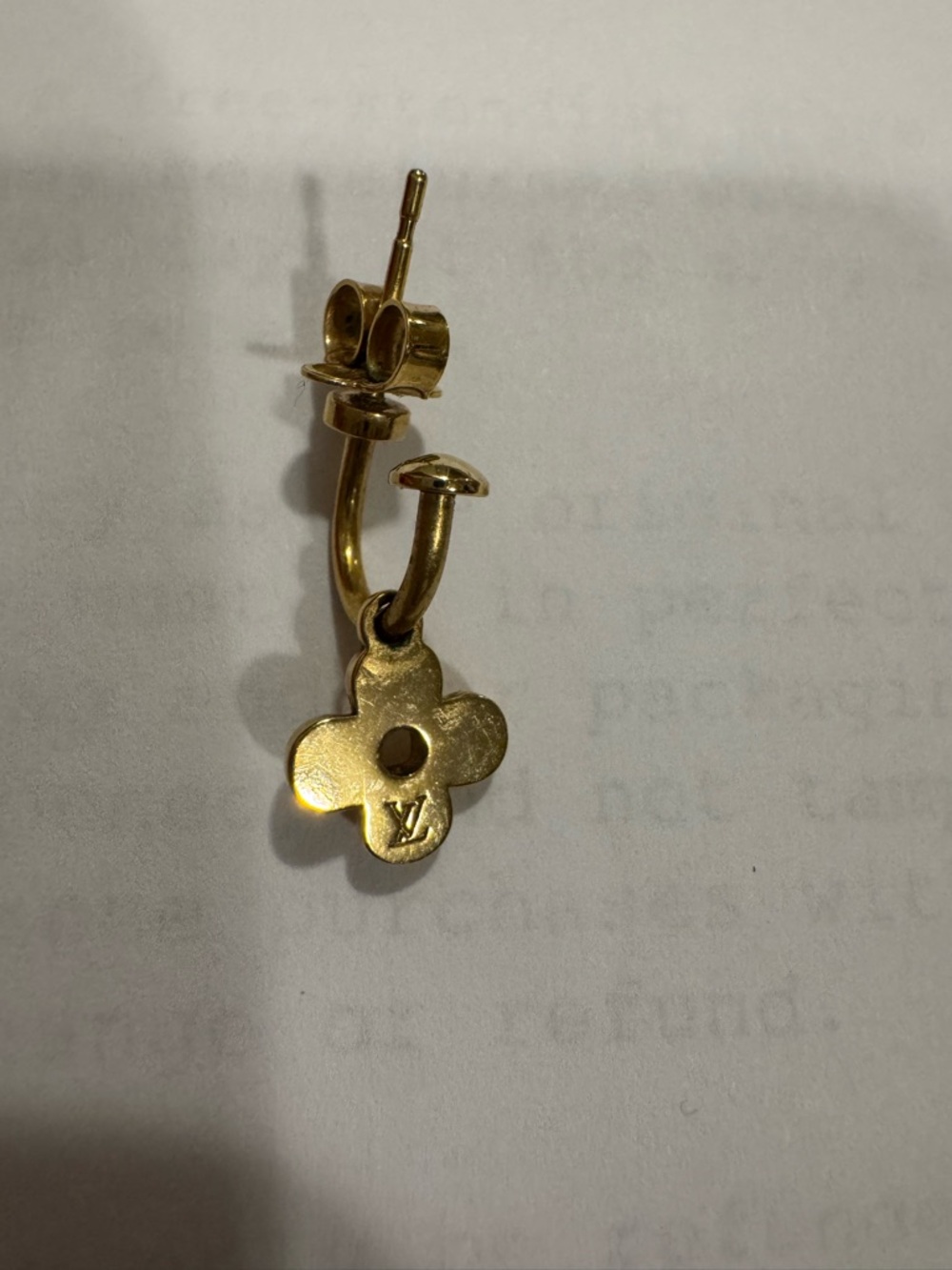 Authentic LV Louis Vuitton Blooming Earrings m64859 - Picture 3 of 12